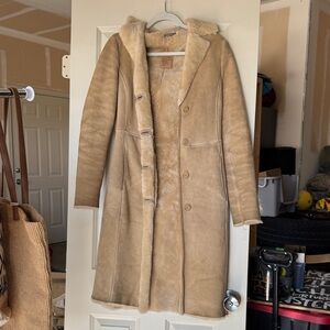 J. Crew Camel Teddy Coat